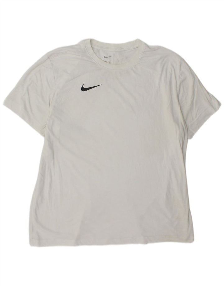 Ανδρικό T-Shirt Nike Dri Fit Top XL Λευκό