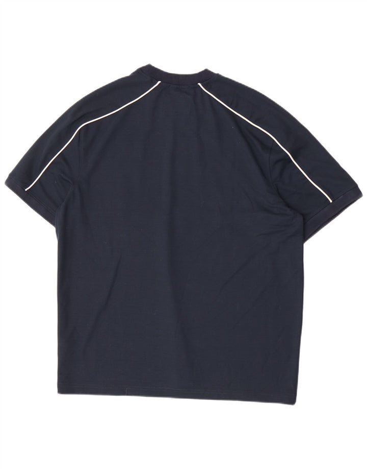 Ανδρικό γραφικό μπλουζάκι Jack Wills Top Medium Navy Blue Colourblock