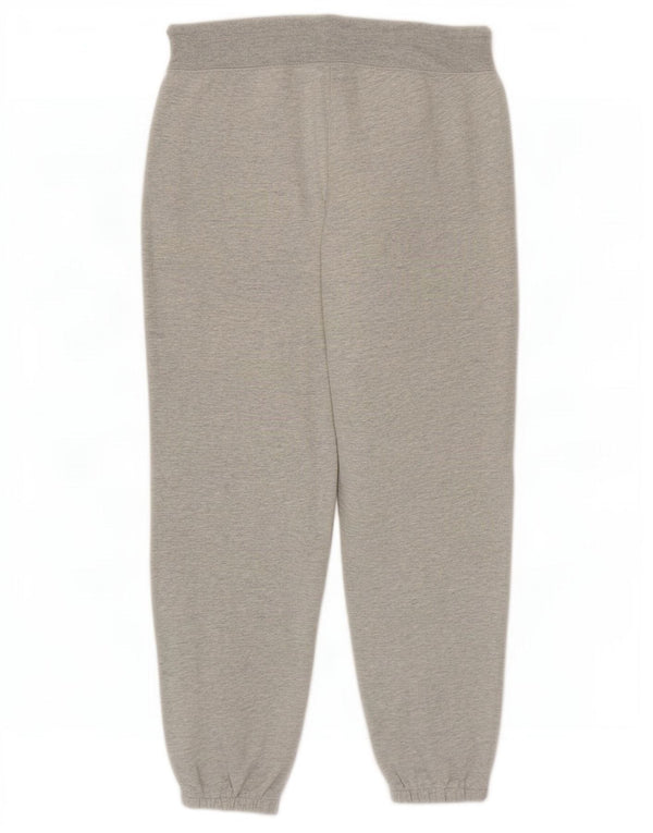 Gap Γυναικεία φόρμα γραφικών Crop Παντελόνι Joggers UK 14 Medium Grey Cotton