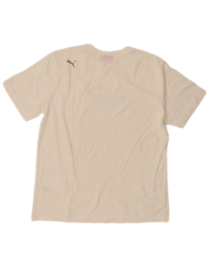 Ανδρικό γραφικό T-Shirt Puma Top Large Λευκό