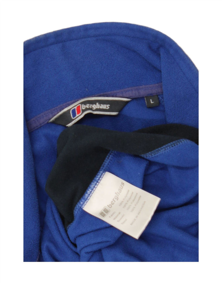 Ανδρικό φερμουάρ Berghaus Fleece Jumper με μεγάλο μπλε χρώμα πολυεστέρα
