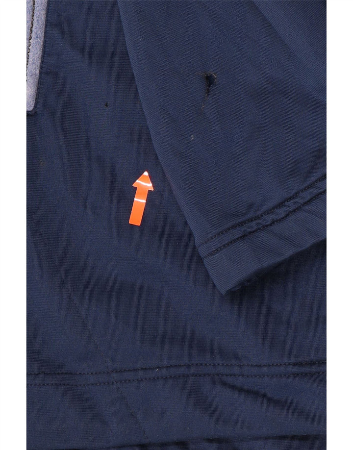 Ανδρική φόρμα γυμναστικής γραφική ASICS Top Jacket XL Navy Blue Colourblock