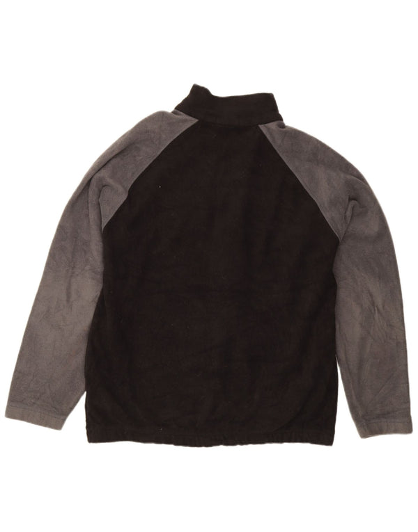 Nautica Ανδρικό φερμουάρ Fleece Jumper με μεγάλο μαύρο χρώμα