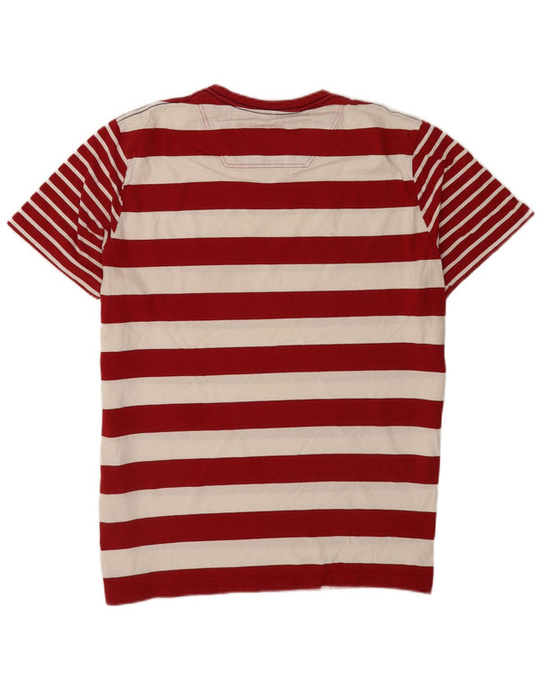 Joules Ανδρικό T-Shirt Top XL Κόκκινο ριγέ βαμβακερό