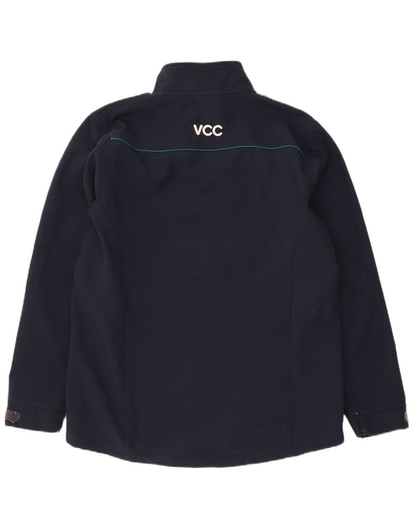 Champion Ανδρικό γραφικό τζάκετ αντιανεμικό UK 38 Medium Navy Blue Polyester