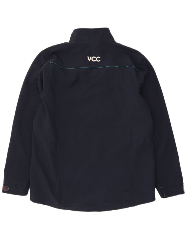 Champion Ανδρικό γραφικό τζάκετ αντιανεμικό UK 38 Medium Navy Blue Polyester