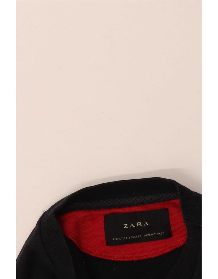 Zara Ανδρικό φούτερ Jumper Μικρό πολύχρωμο Colourblock