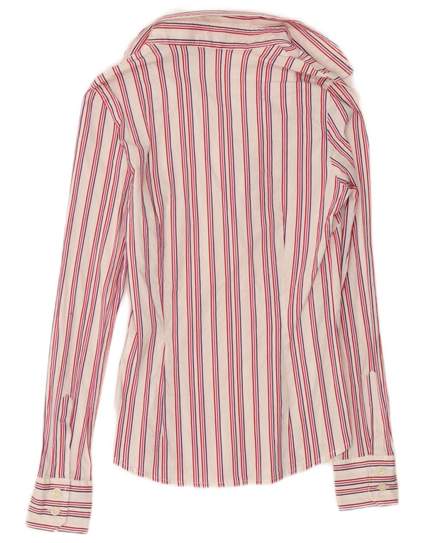 Guess By Marciano Γυναικείο πουκάμισο EU 40 Ροζ μεσαίο βαμβακερό ριγέ