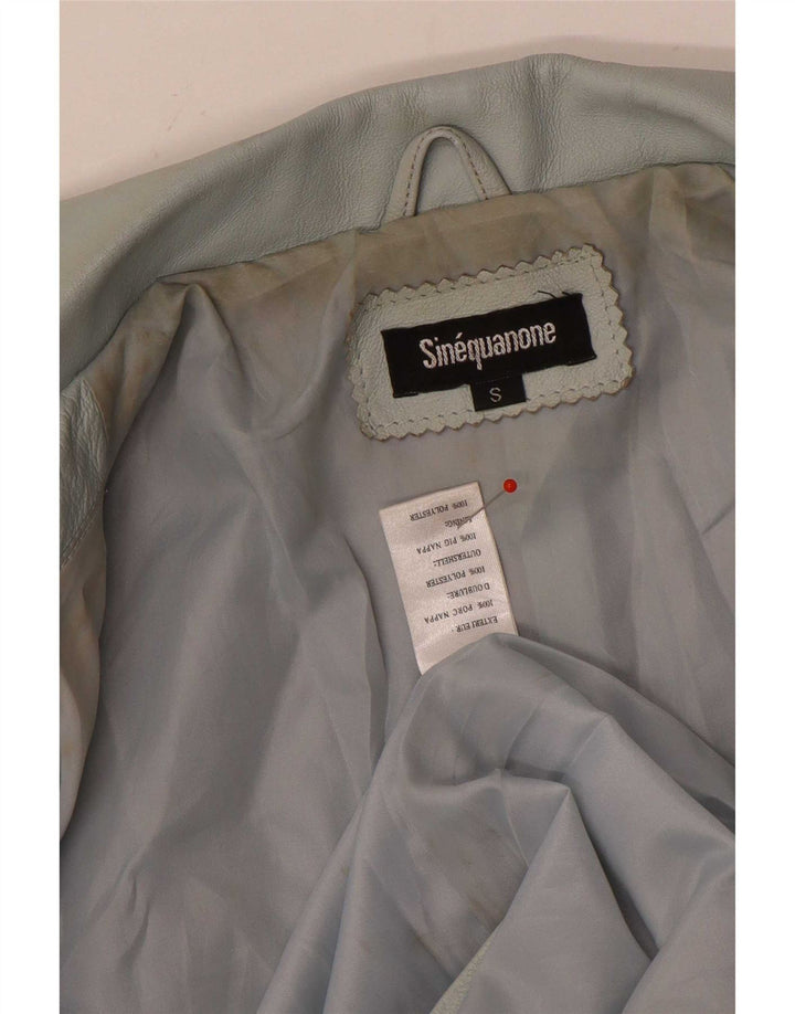 Sinequanone γυναικείο δερμάτινο μπουφάν Utility UK 10 Small Grey