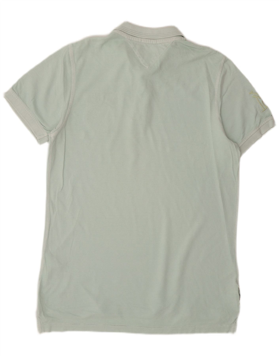 TOMMY HILFIGER Ανδρικό γραφικό πόλο μπλουζάκι μεγάλο μπλε βαμβακερό