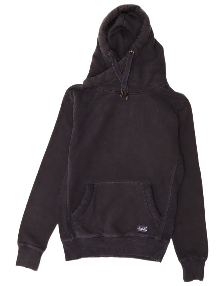 Superdry Ανδρικό φούτερ με κουκούλα, βαμβακερό μεσαίο ναυτικό