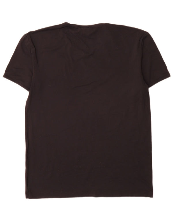 Fila Mens T-Shirt Top Medium Black