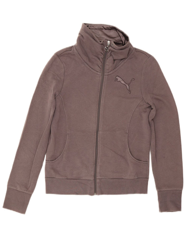 Puma Γυναικεία αθλητική φόρμα Top Jacket UK 10 Small Grey