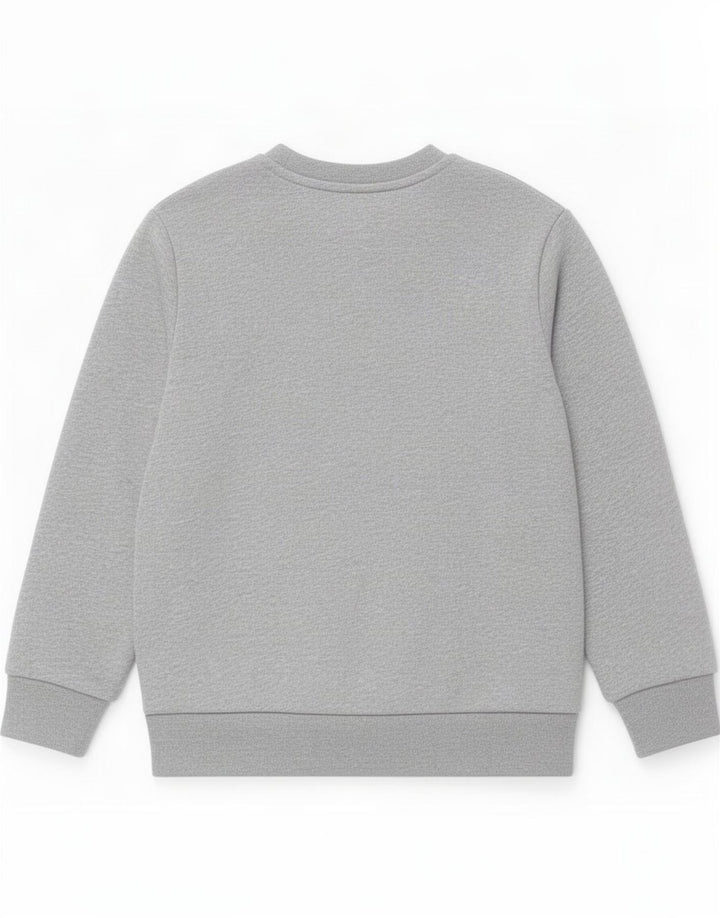 Φούτερ Adidas Boys Jumper 2-3 ετών Γκρι βαμβακερό
