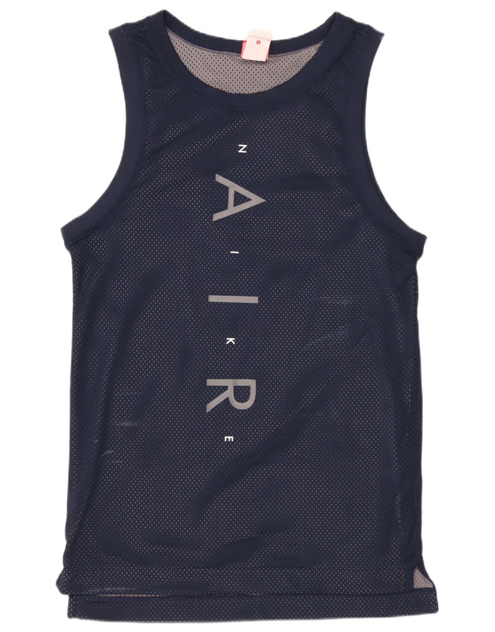 Ανδρικό γραφικό γιλέκο NIKE Μικρό μπλε ναυτικό πολυεστέρας