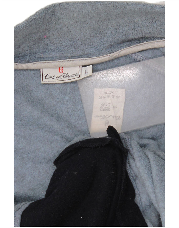 Γυναικείο Fleece Jacket Conte of Florence UK 16 Large Blue Polyester
