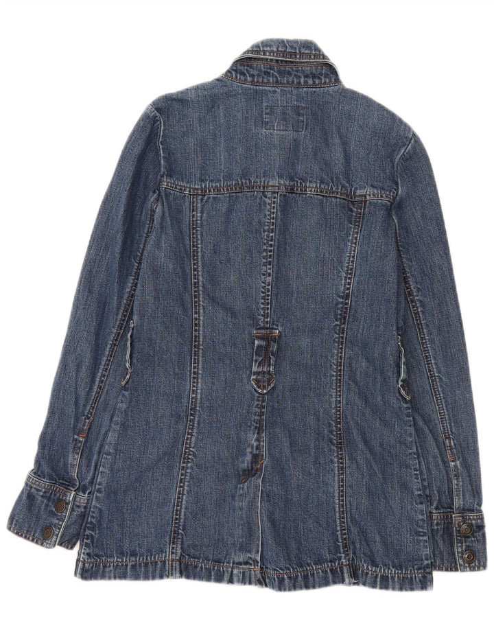 Old Navy Γυναικείο Τζιν Μπουφάν UK 10 Small Blue Cotton