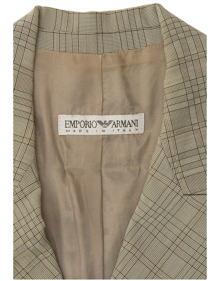 Emporio Armani Γυναικείο σακάκι με 3 κουμπιά σακάκι UK 12 μεσαίου πράσινου χρώματος