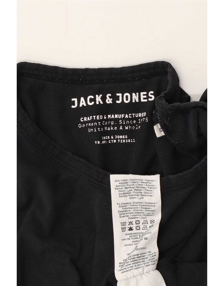 Jack & Jones Ανδρικό T-Shirt Top από μεσαίο ναυτικό μπλε βαμβακερό