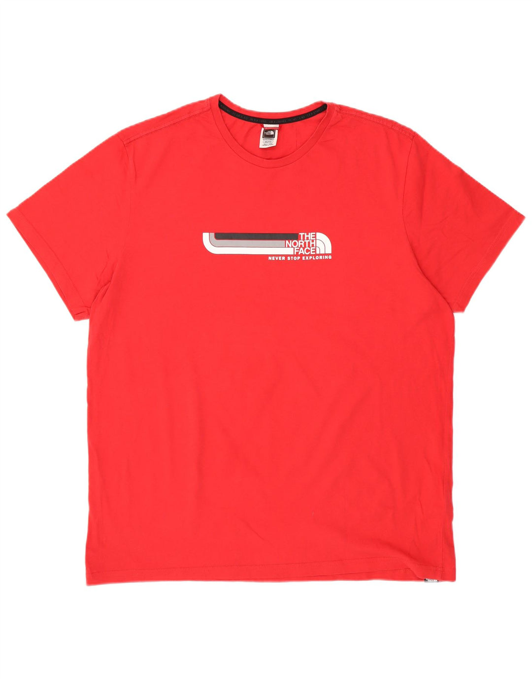 THE NORTH FACE Ανδρικό γραφικό T-Shirt Top 2XL Κόκκινο βαμβακερό