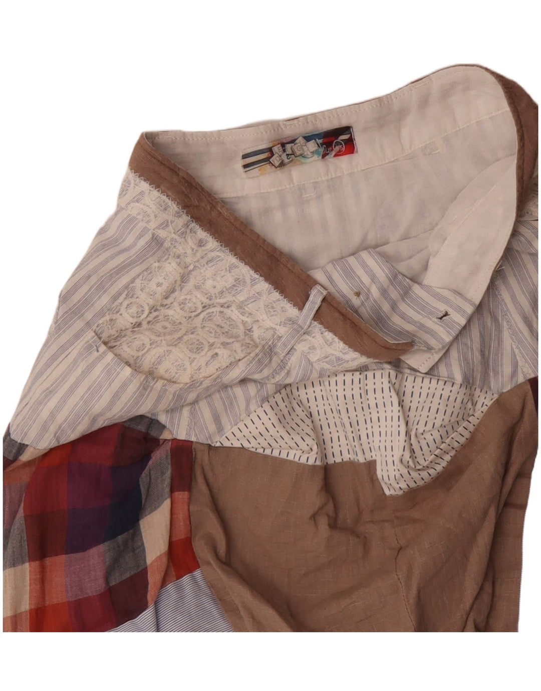 DESIGUAL Γυναικεία φούστα φούσκα EU 36 Small W30 πολύχρωμο συνονθύλευμα