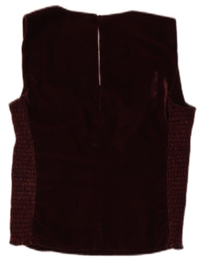 Gap Γυναικείο Crop Vest Top UK 6 XS Βουργουνδίας Πολυεστέρας