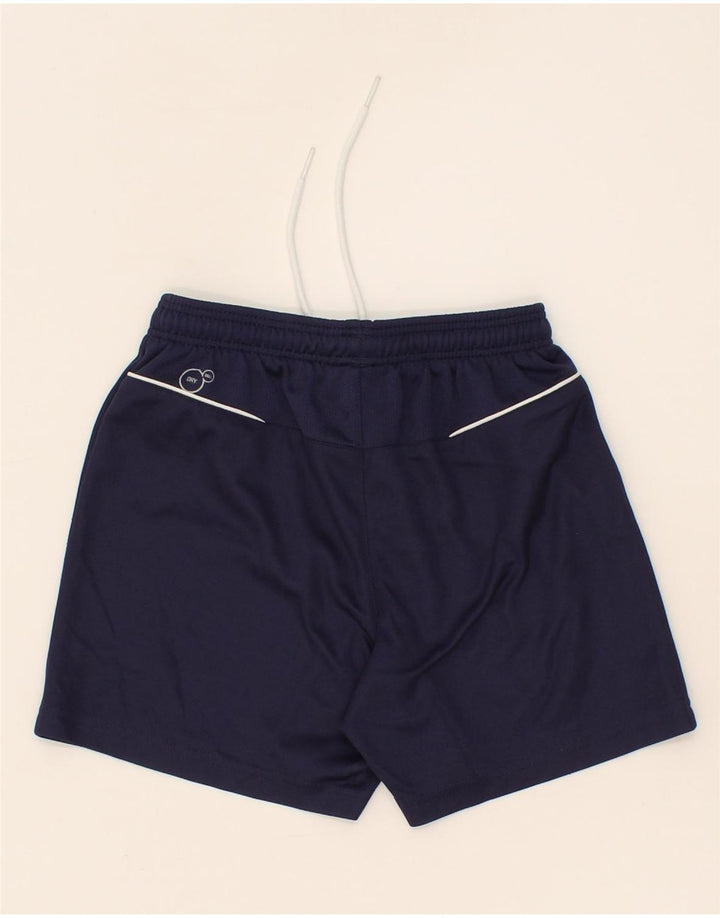 PUMA Boys Sport Shorts 7-8 Years XS Navy Blue Polyester Vintage Puma and Second-Hand Puma from Messina Hembry 