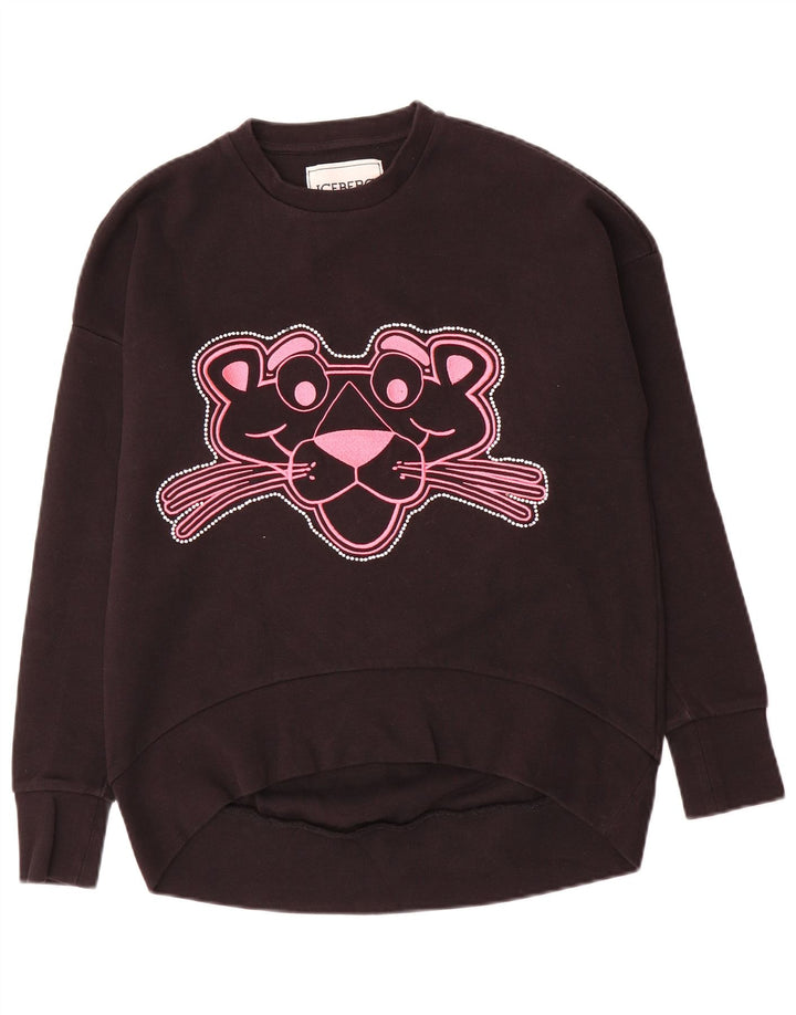 Iceberg Γυναικείο Φούτερ γραφικό Pink Panther Jumper IT 40 Small Black