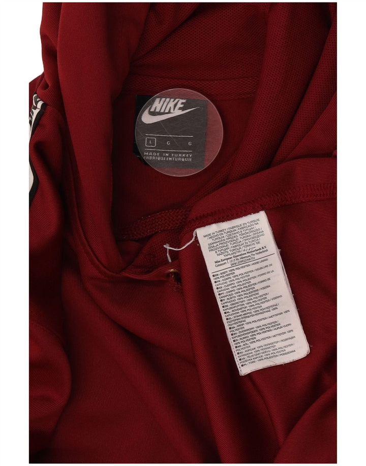 Ανδρικά γραφικά κουκούλα Nike, Μεγάλο Βουργουνδί Πολυεστέρας