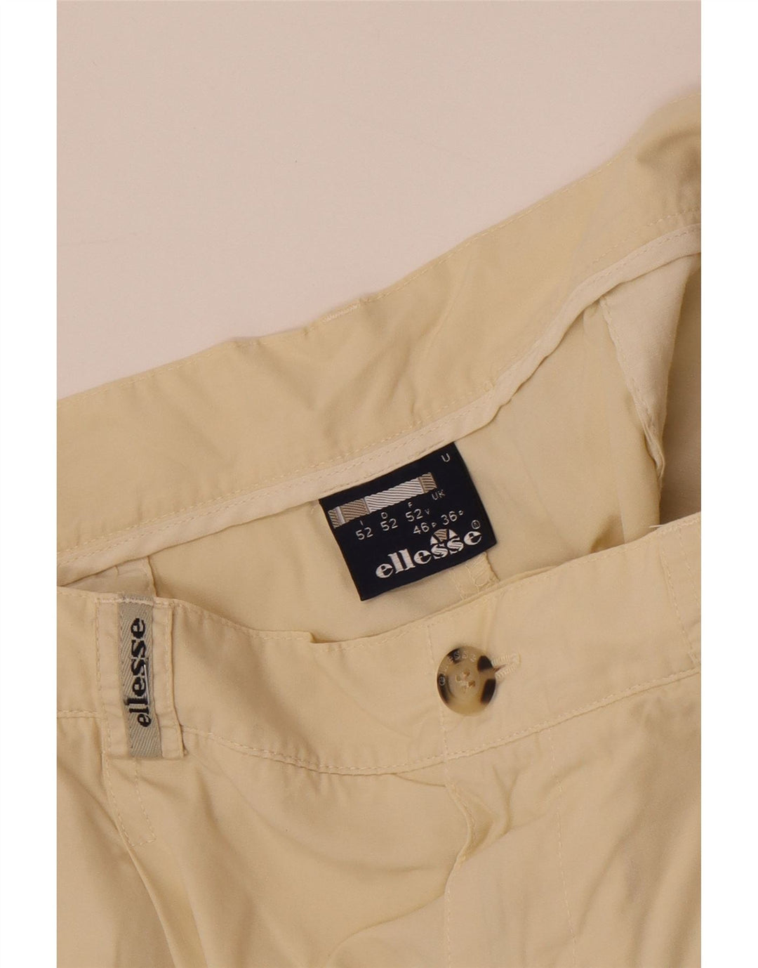 ELLESSE Ανδρικό σορτς Chino με καρφίτσα W36 Μεγάλο Μπεζ