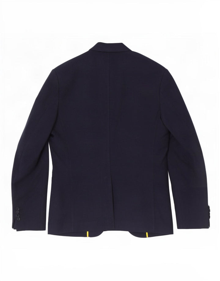 Sisley Ανδρικό Μπουφάν Blazer IT 52 XL Navy Blue Cotton