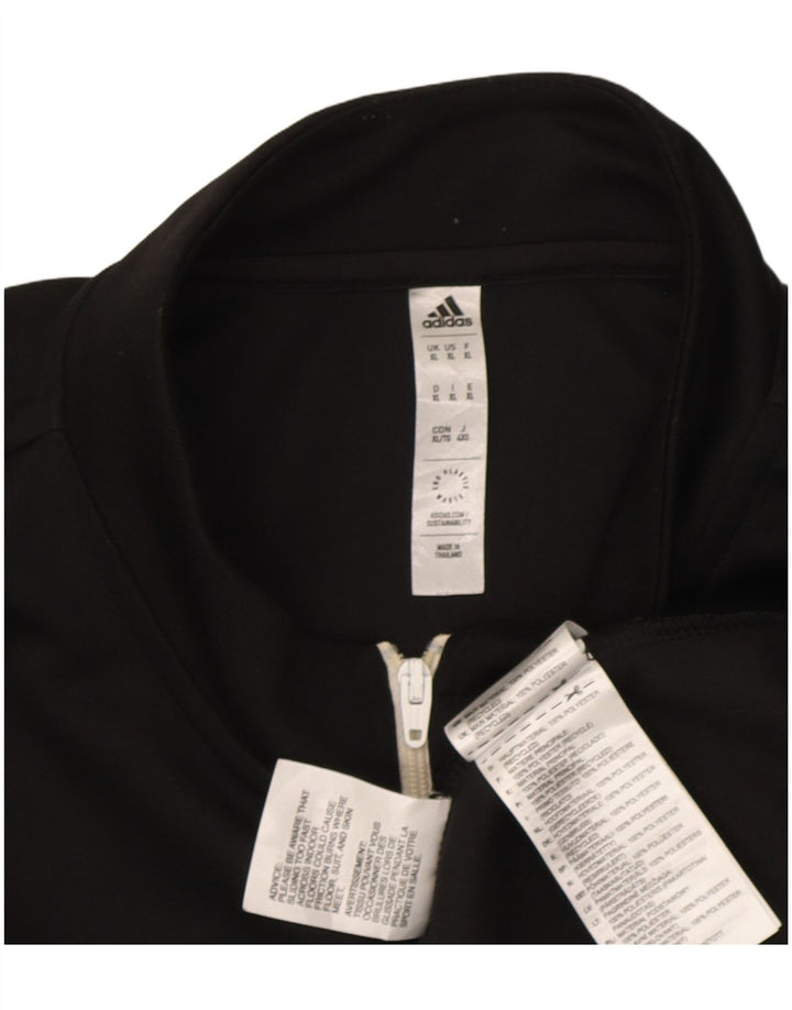 Adidas Ανδρική φόρμα πουλόβερ με φερμουάρ Aeroready Top XL Μαύρο Πολυεστέρας
