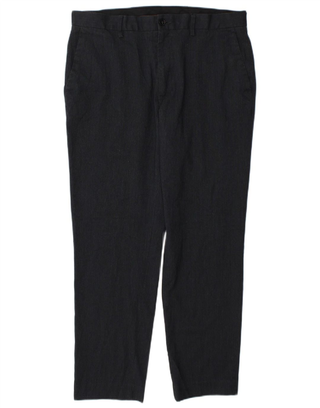 Marks & Spencer Ανδρικό παντελόνι Chino Slim Fit W34 L29 Navy Blue Polyester