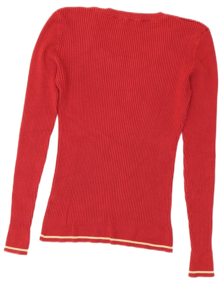 Colmar Γυναικείο πουλόβερ με λαιμόκοψη UK 12 Medium Red