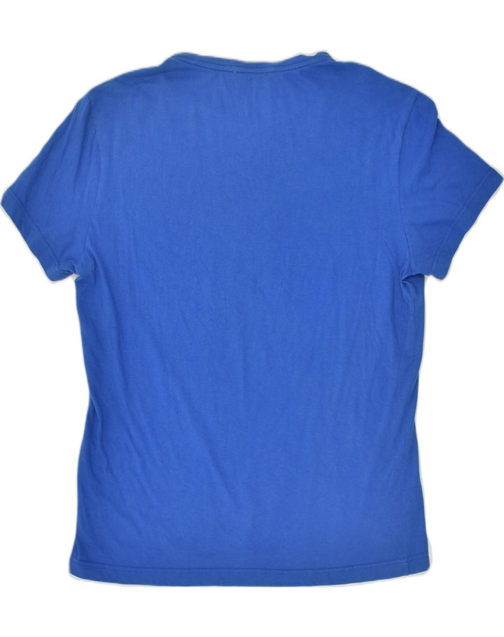 JECKERSON Womens Graphic T-Shirt Top XL Blue Cotton | Vintage Jeckerson | Thrift | Second-Hand Jeckerson | Used Clothing | Messina Hembry 