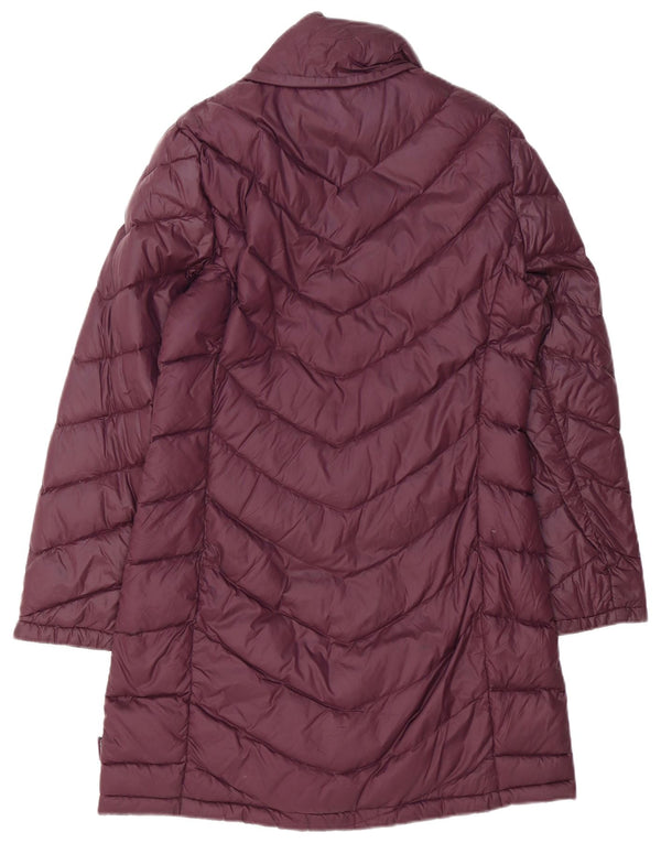 Calvin Klein Γυναικείο παλτό UK 14 Medium Burgundy Nylon