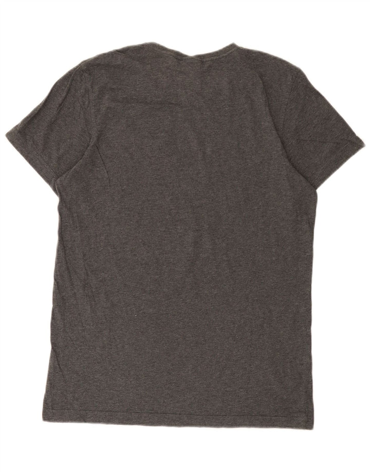 Ανδρικό γραφικό T-Shirt Adidas Top Μεσαίο γκρι βαμβακερό
