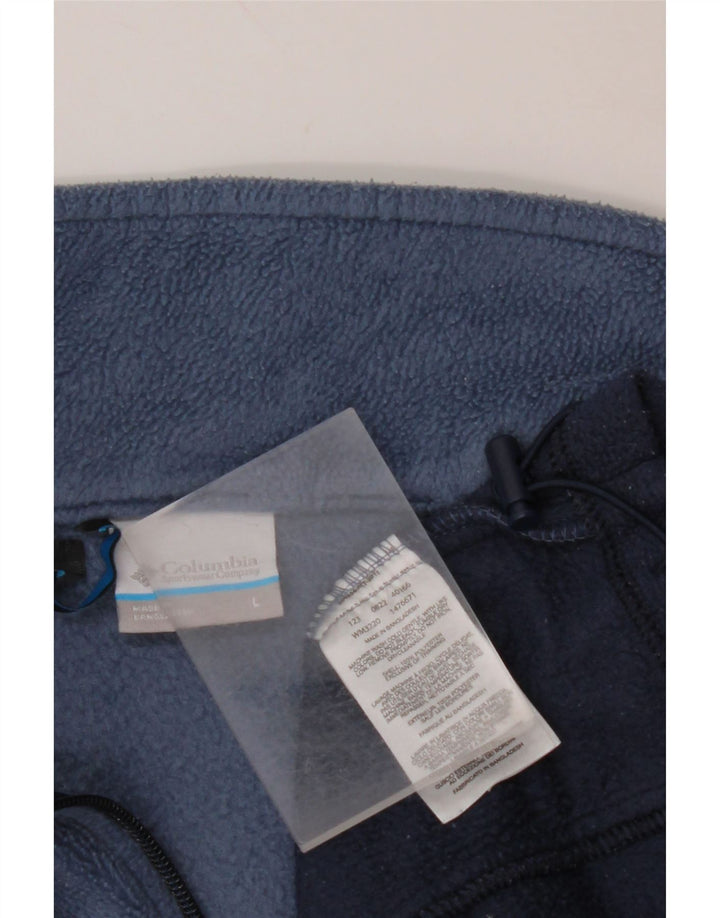 COLUMBIA Ανδρικό Fleece Jacket UK 40 Large Blue Colourblock Πολυεστέρας