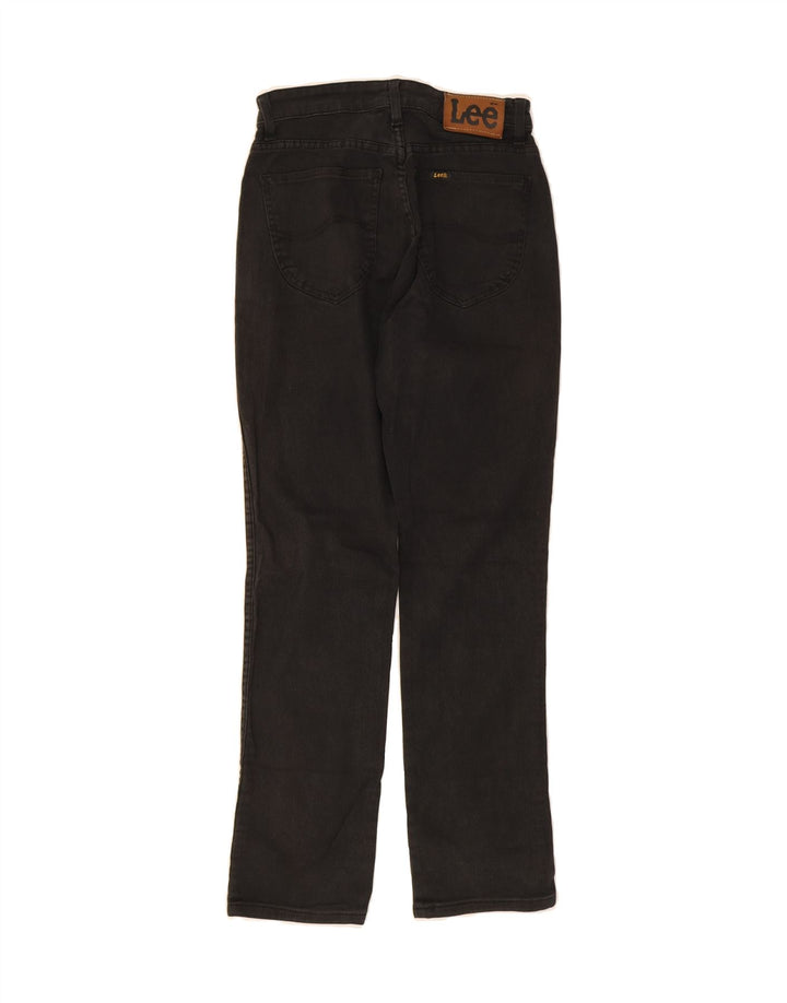 LEE Womens Straight Jeans W27 L28 Black Cotton Vintage Lee and Second-Hand Lee from Messina Hembry 