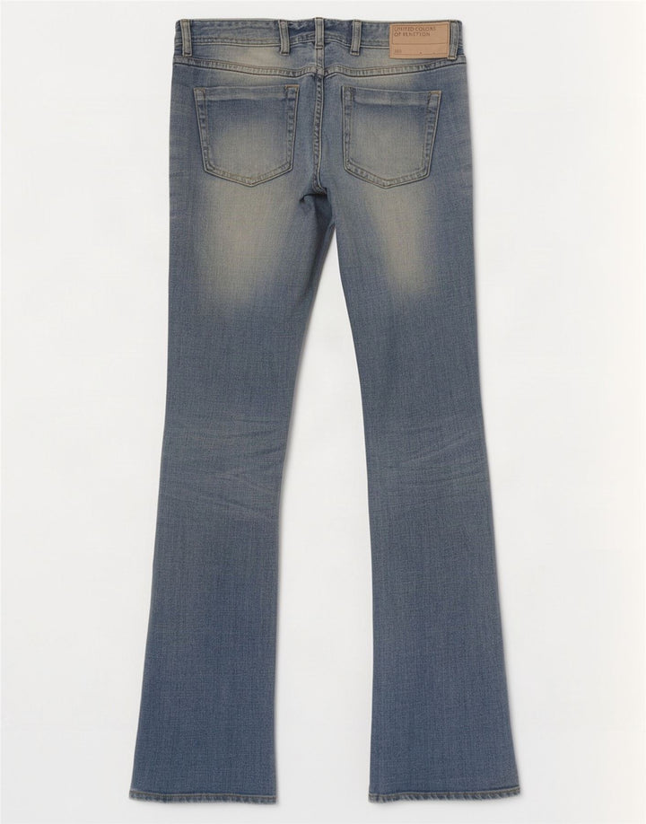 Benetton Γυναικεία Bootcut Jeans W32 L32 Blue
