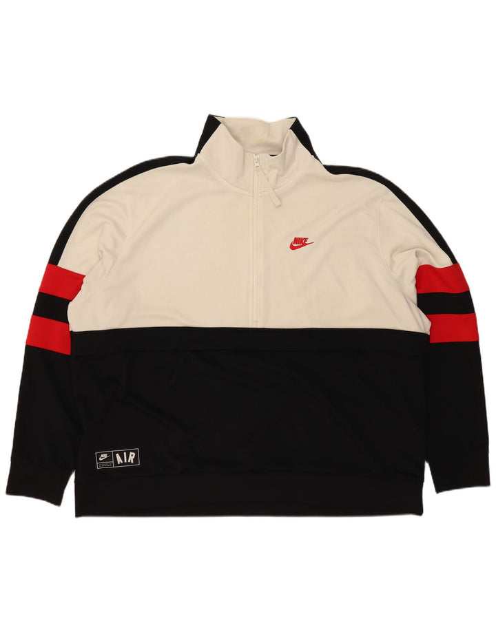 Ανδρικό φούτερ Nike 1/4 με φερμουάρ Jumper 2XL Μαύρο πολύχρωμο πολυεστέρα