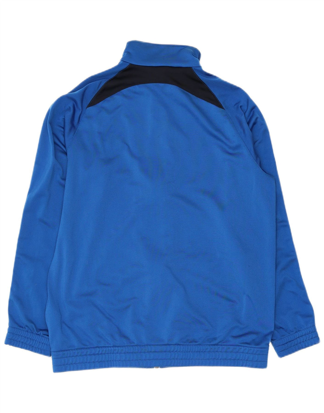 Κορυφαία φόρμα Adidas Boys 15-16 Years Blue Colourblock Polyester