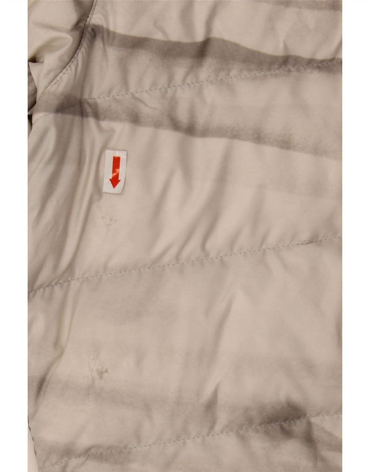 Jack Wolfskin γυναικείο μπουφάν με κουκούλα UK 18 XL Grey Tie Dye Polyester