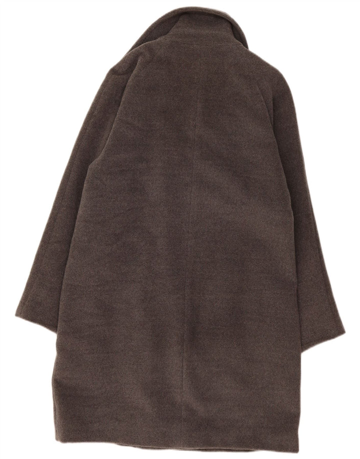 Γυναικείο παλτό Marella με διπλό στήθος UK 14 Large Grey Wool