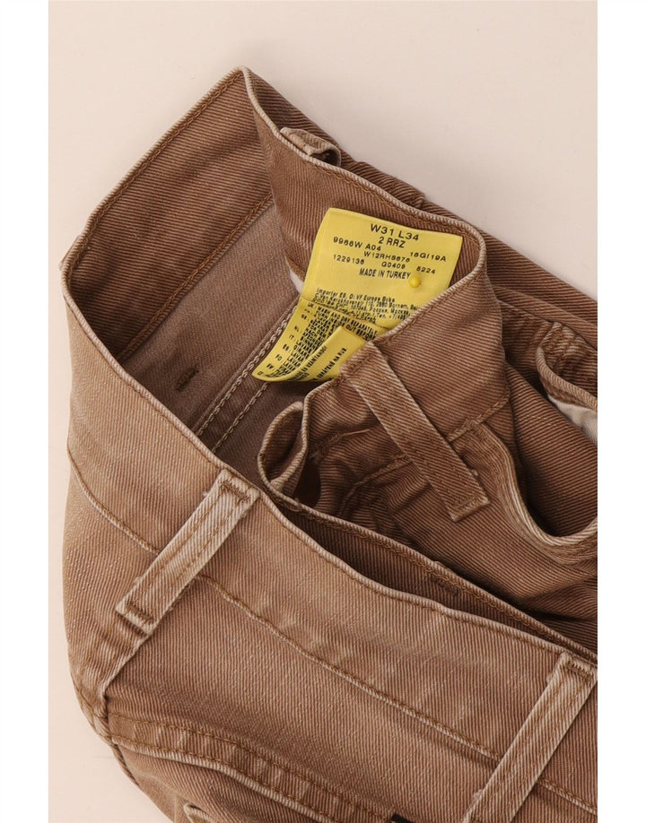 Ανδρικό Slim Jeans Wrangler W31 L34 Καφέ βαμβακερό