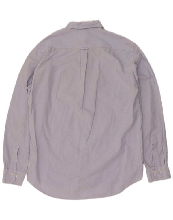 Ανδρικό πουκάμισο Gant Regular Fit Size 41/42 16 1/2 Large μπλε βαμβακερό