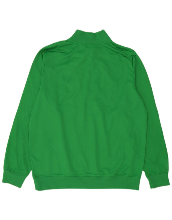 Ανδρικό φούτερ με γραφικό φερμουάρ Umbro Jumper με μεγάλο πράσινο πολυεστέρα
