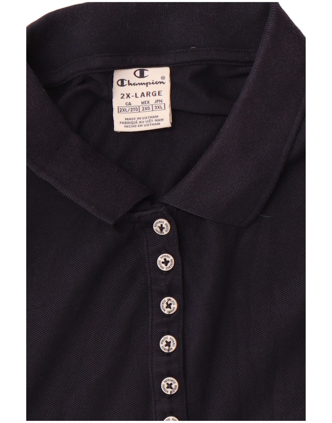 Γυναικείο μπλουζάκι πόλο CHAMPION UK 22 2XL Navy Blue