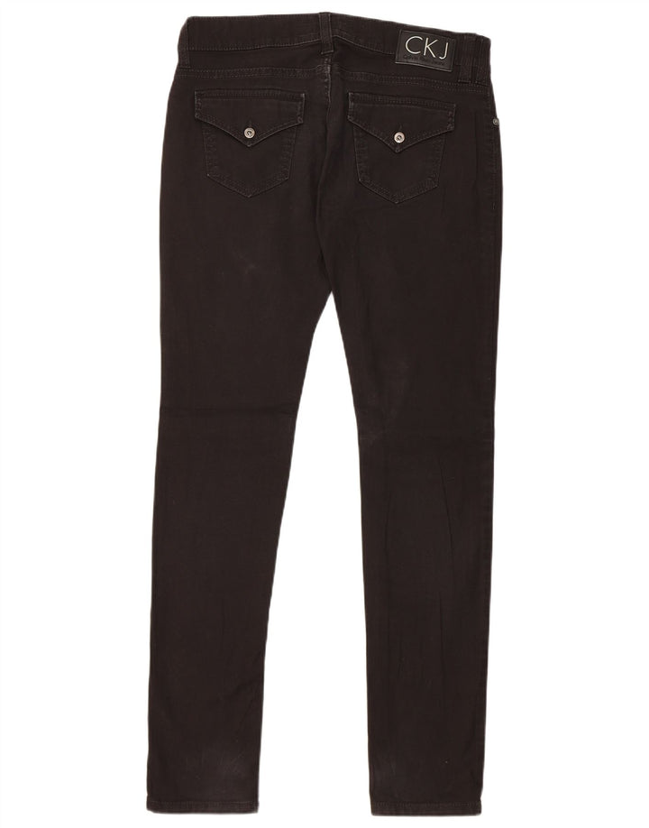 Calvin Klein Γυναικείο Slim Jeans W30 L31 Μαύρο βαμβακερό
