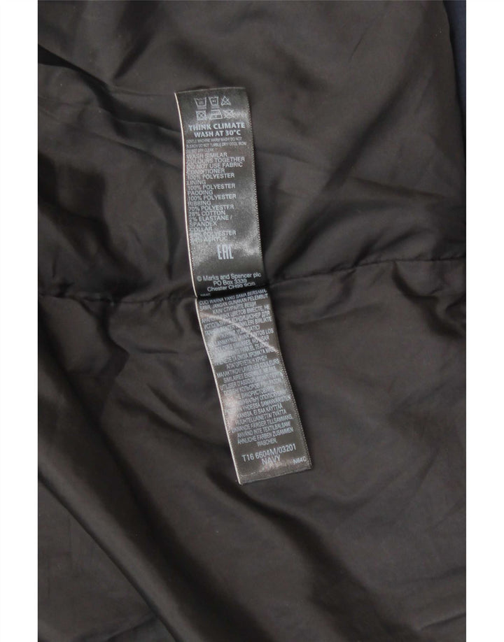 Ανδρικό μπουφάν Marks & Spencer UK 38 Medium Navy Blue Colorblock